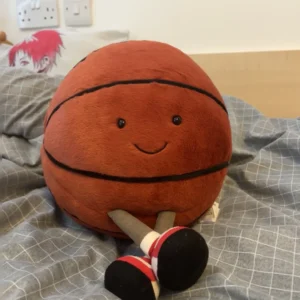 Smiley Basketball Toy Pillow