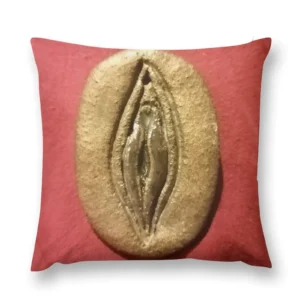 Ceramic Gold Yoni Throw Pillow