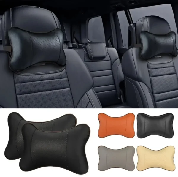 Synthetic Leather Car Pillow